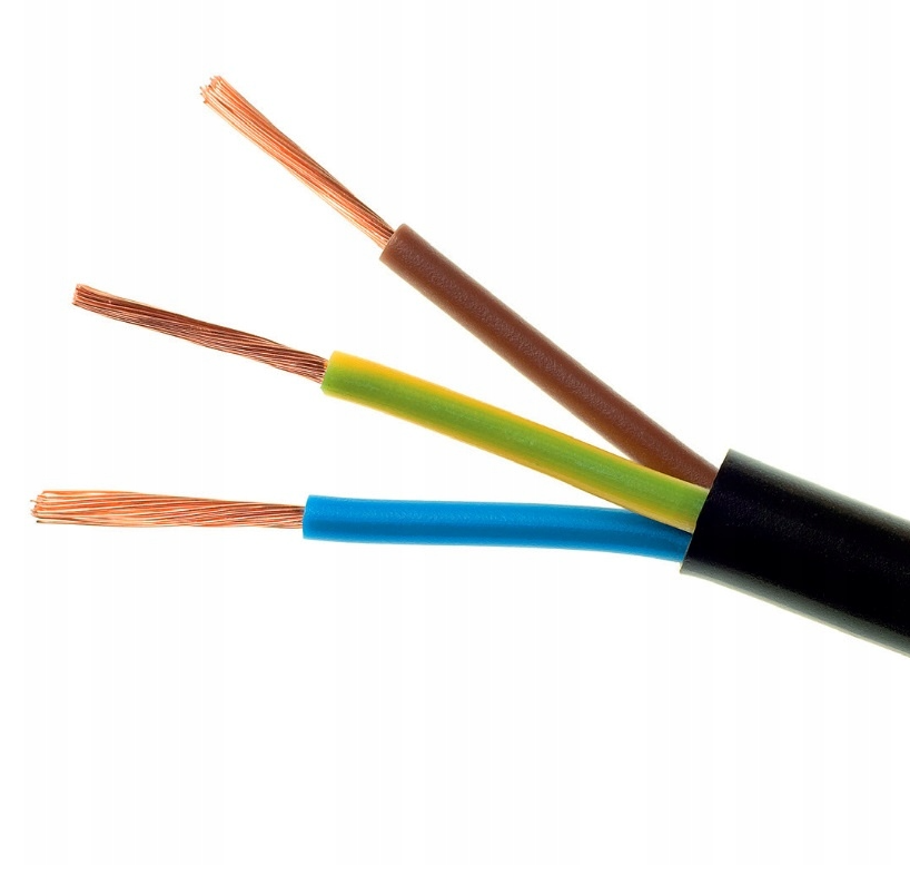 Stroomkabel - 3 x 1.00mm2 - Per meter - H03VV-F Stroomkabel - 3 x 1.00mm2 - Per meter - H03VV-F